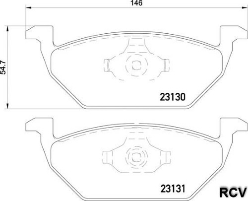 Balatas Disco  Delantera Para Seat Ibiza  1.6l L4 2004