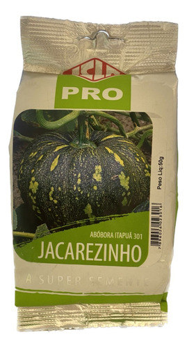 Abóbora Itapuã 301 Jacarezinho - 50gr/ 500 Sementes