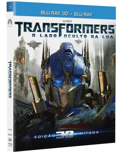 Blu-ray 3d + Blu-ray Transformers O Lado Oculto Da Lua