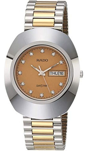 Reloj De Cuarzo Rado Diastar Original Con Correa De Acero In