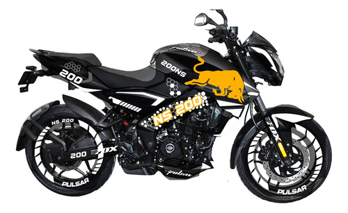 Kit Reflejantes Completo Pulsar Bajaj Ns 200 Toro