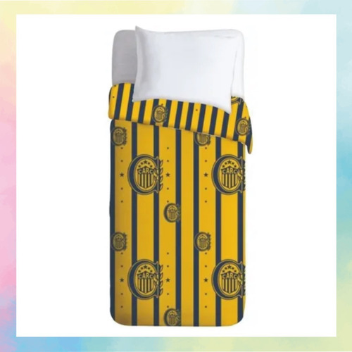 Cubrecama Cover Casablanca Rosario 1 1/2 Pl R Ct Plumitaa