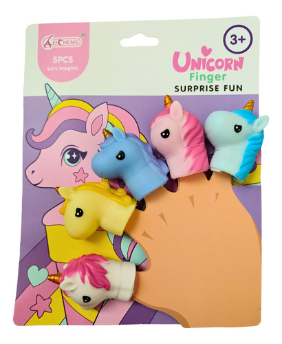 Títeres De Dedo De Unicornios De Silicona Para Niñas