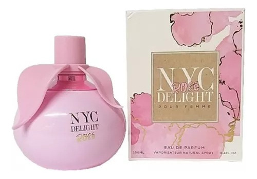 Perfume De Dama Nyc Delight Rose Marca Mirage 100ml