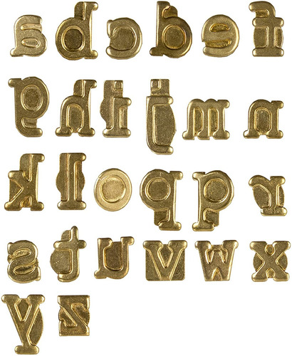 Hotstamps Alphabet Minúscula