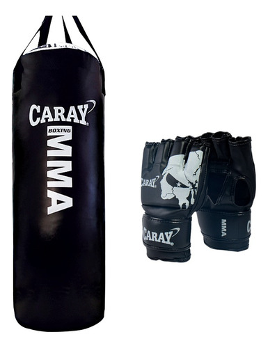 Saco De Boxeo Mma Profesional + Guantes Mma Pro Caray