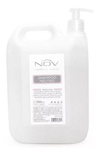 Shampoo Neutro Nov Pelo Alisado Profesional Peluquería X1900