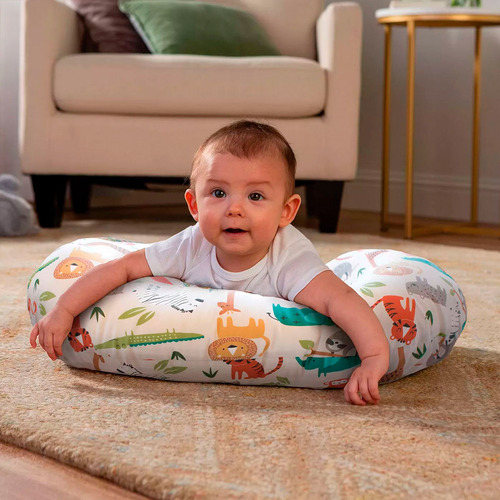 Boppy Cojin De Lactancia Neutral Jungle