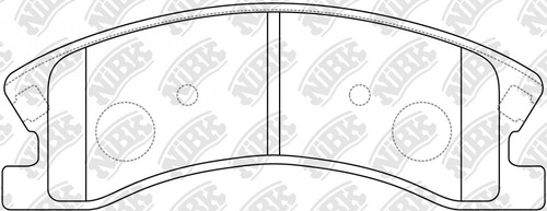 Pastillas De Frenos  Nibk Jeep Grand Chrekee 1999-2005