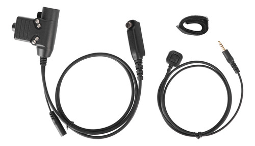 Cable Adaptador Ptt Para Auriculares Push To Talk, Portátil