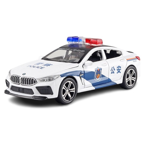 Coche De Juguete Para Niños Modelo De Coche De Policía 1:32