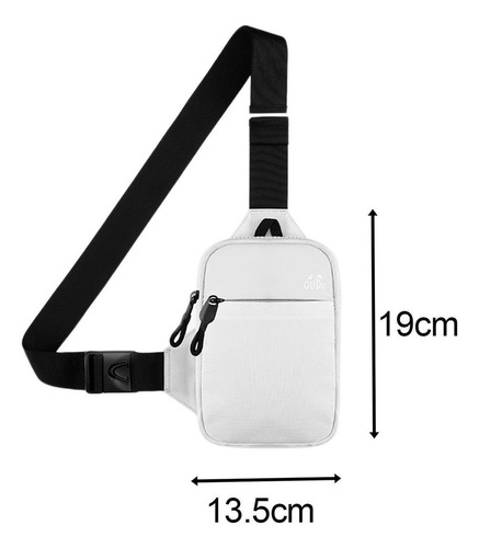 Bolsa De Pecho Deportiva Informal Resistente Al Agua Con