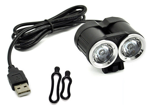 Faros Delanteros R True 4051 De 2000 Lm, 2 Luces Led Usb, Pa