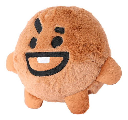 Pelúcia de café Miniso Plush Bt21 Shooky 15x11x23 cm