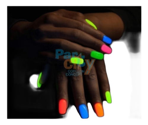 Esmalte Para Uñas Halloween Fluorescente O Color Fluorescente