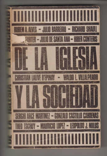 1971 Tierra Nueva De La Iglesia Y La Sociedad Uruguay Varios