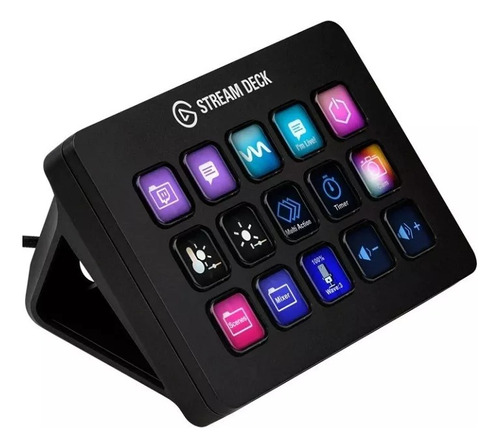 Stream Deck Mk2 Elgato Controlador De Estúdio, 15 Teclas