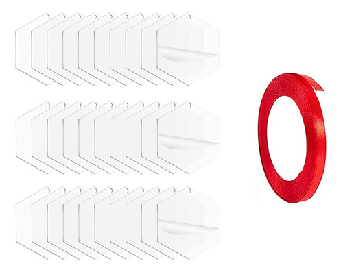 Qeeyon 30 Hojas De Acrílico Transparente, Tarjetas De Posici