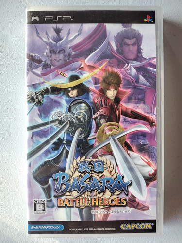 Sengoku Basara Battle Heroes Psp Mídia Física Japonês + Nf (Usado)
