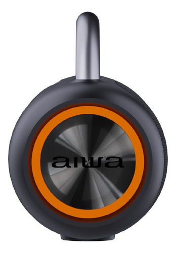 Bocina Bluetooth Portátil Aiwa Aws10btb-negr Impermeable Tws