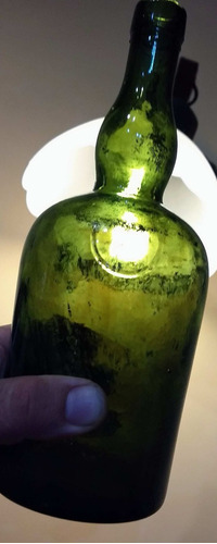 Botella Antigua Ajenjo Cusenier Rescate Excavacion Unica