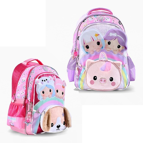 Imagen 1 de 3 de Mochila Footy Cool Friends Espalda Led 18 Pulgadas Fcf1603