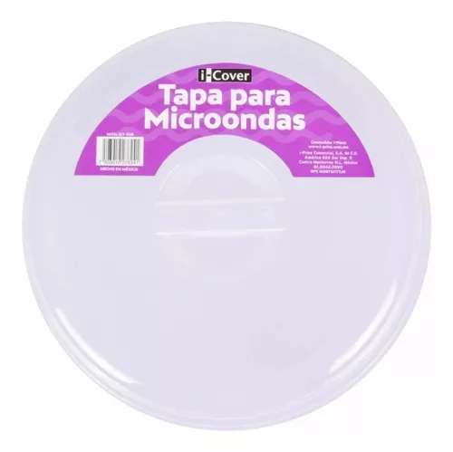 Tapa Plástico Para Microondas Circular 26cm