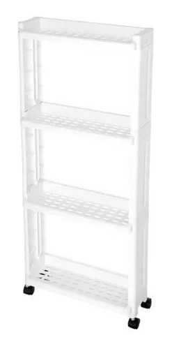 Carrito Organizador Cocina Baño Con Ruedas Rack 4 Niveles