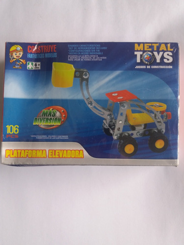 Juego De Construcción Metal Toys Plataforma Elevadora