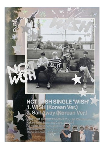 Álbum Sencillo De K-pop Nct Wish- [wish], Versión Fotolibro