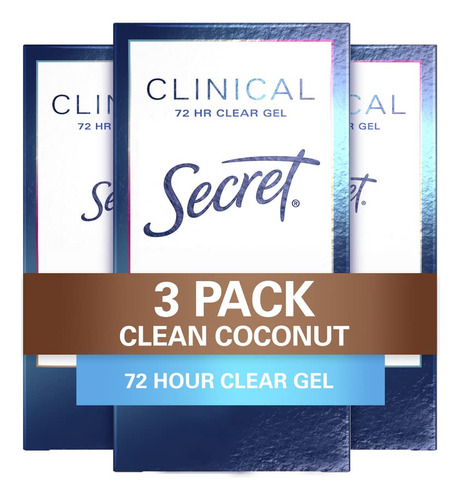 Secret Clinical Clear Gel Antitranspirante Y Desodorante Par
