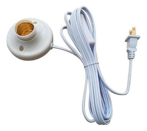 2 Pcs Enchufe De Luz Para Bombilla E26, Base De Bombilla Con