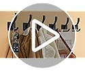 Ganchos Negros Para Toallas, Ganchos Para Abrigos De Pared,