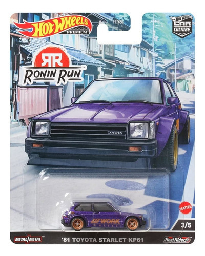 Hot Wheels Premium Toyota Starlet Kp61 Hck11