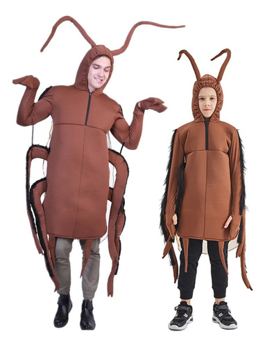 Divertido Disfraz De Cucaracha E Insecto Para Niños Y Adulto