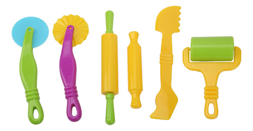 Juego De Herramientas De Arcilla Para Bricolaje, 6 Unidades,