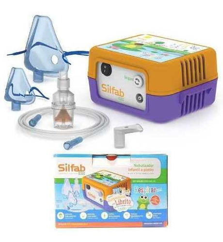 Silfab Nebulizador Infantil A Pistón N29 Con Juegos Niños