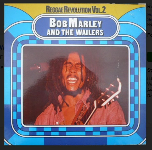 Bob Marley & The Wailers - Reggae Revolution Vol.2 Lp 2da