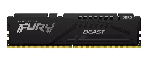 Memória Ram Kingston Fury Beast 1 X 16gb Ddr5 5200mhz Preto (Recondicionado)