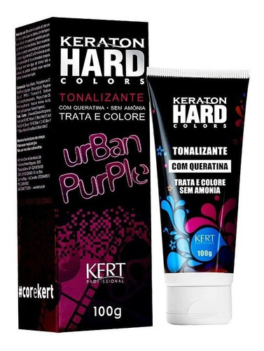 Kit 2 Coloração Keraton Hard Colors Urban Purple
