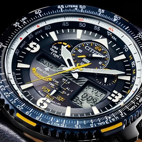 Reloj Citizen Para Hombre Eco drive Blue Angels Jy8078 01l