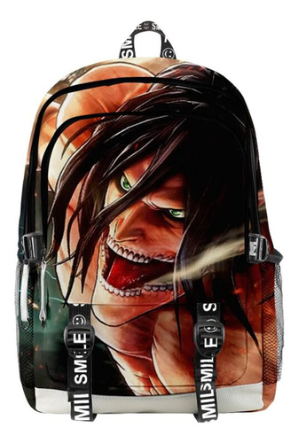 Mochila Anime Attack On Titan Impresion 3d Para 4