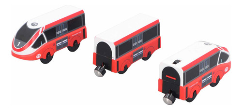 Set De Tren De Juguete Con Imanes Rojos, Kit De Juguetes Int