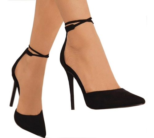 Sapato Scarpin Feminino Linda Amarração - Envio Até 5 Dias | Mercado Livre