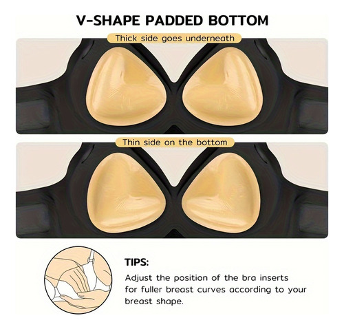 Sujetador Adhesivo De Silicona Triangular Transpirable Con