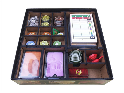Organizador (insert) Para 7 Wonders Duel (mdf)