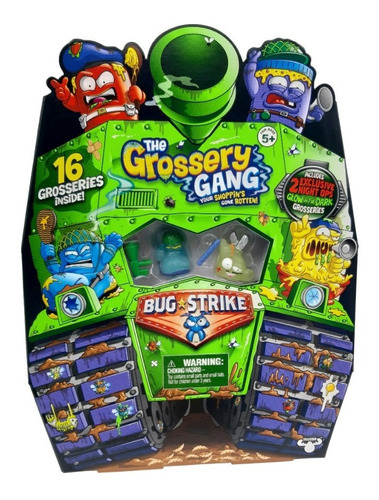 16pack The Grossery Gang Bug Strike Brillan En La Oscuridad