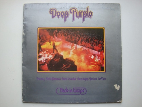 Deep Purple Made In Europe Lp Vinilo Itali 76 Hh
