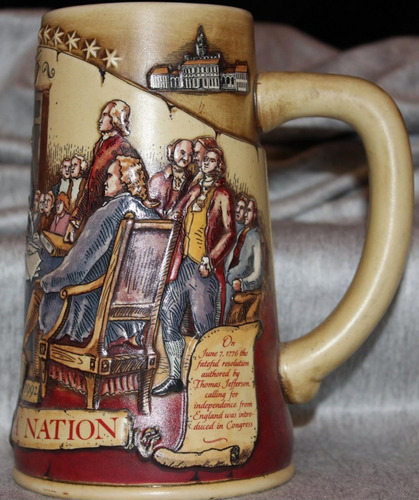 Jarro Chop Vaso De Cerveza Miller Importado De Colección El Nacimiento De Una Nacion