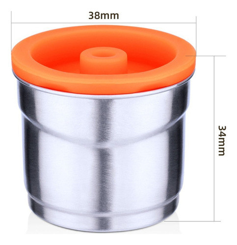 Para Cápsulas De Café De Acero Inoxidable Recargables